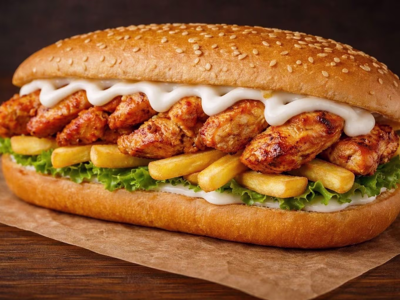 Shish Touk Sandwich