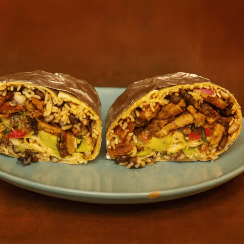 Burrito mit gebratenem Seitan XL