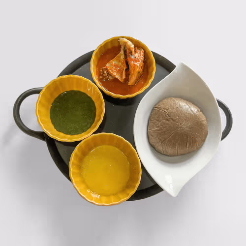 Ewedu Gbegiri soup/