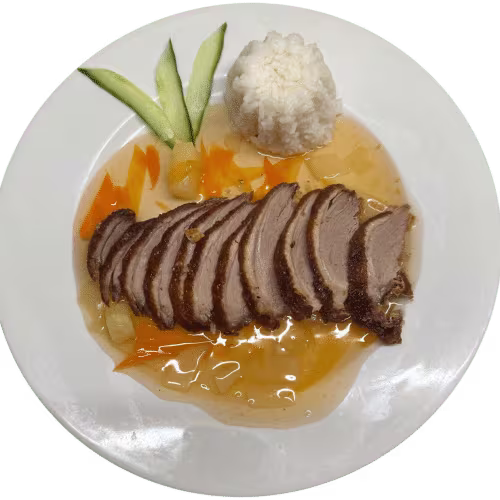 Knusprige Ente Süß-Sauer