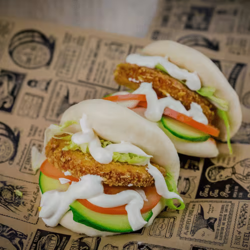 Crispy Chicken Gua Bao