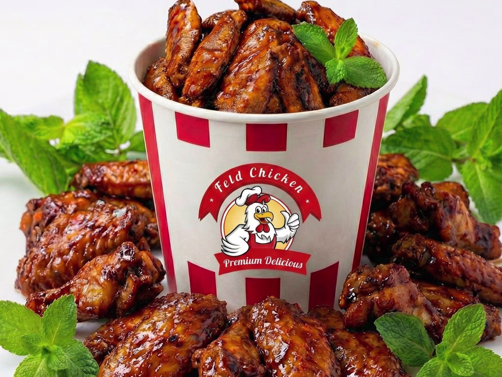8 Stk Spicy Wings Ohne Panade
