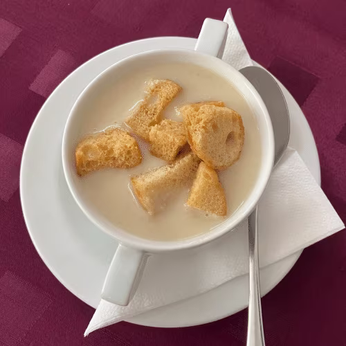 Knoblauchcremesuppe