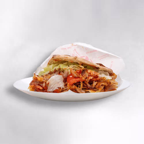 Kebab Sandwich mit Rindfleisch