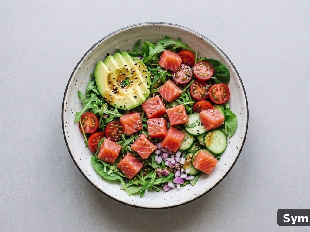 Lachs Avocado Salat