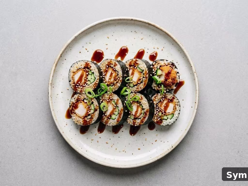 Chicken Cucumber Maki