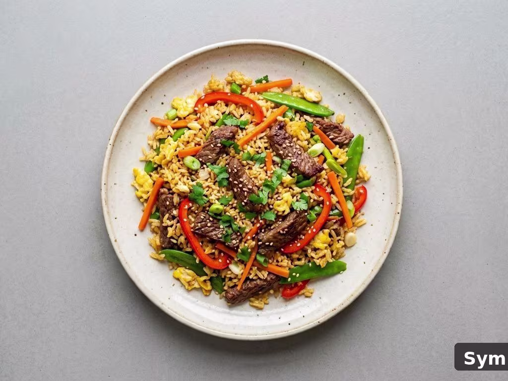 Gebratener Reis mit Beef