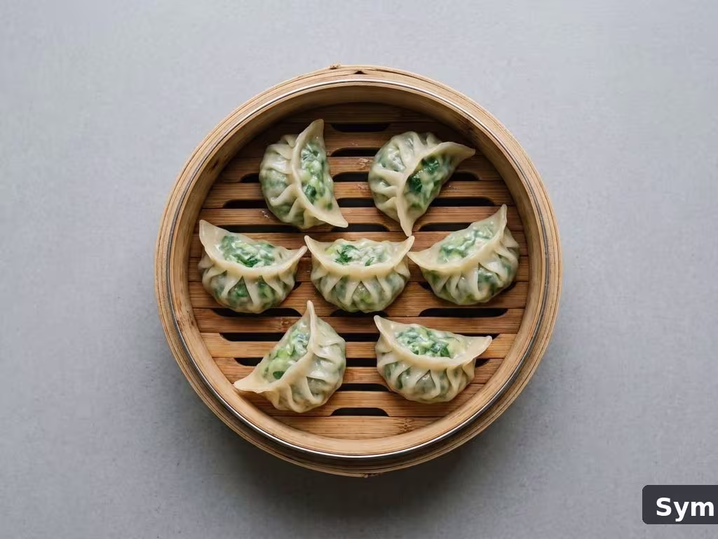 Gedämpfte Dumplings Vegetarisch