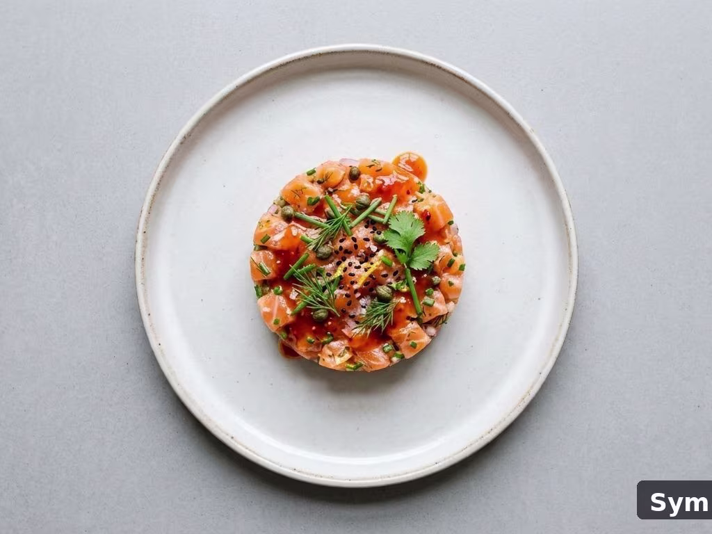 Lachs Tatar