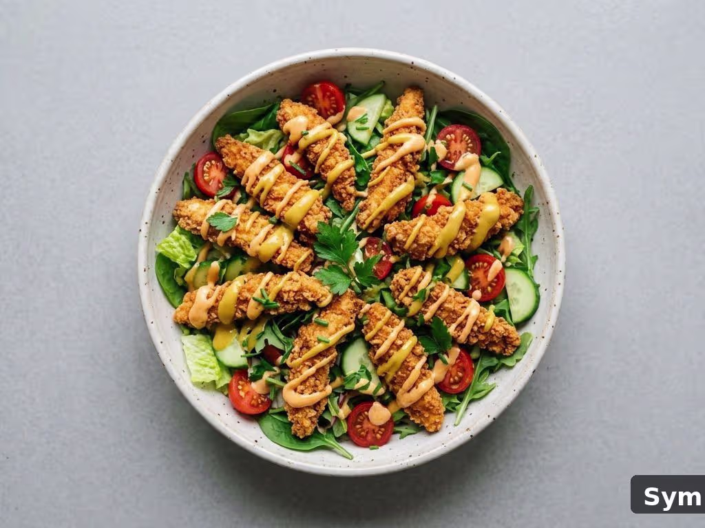 Crispy Chicken Salat