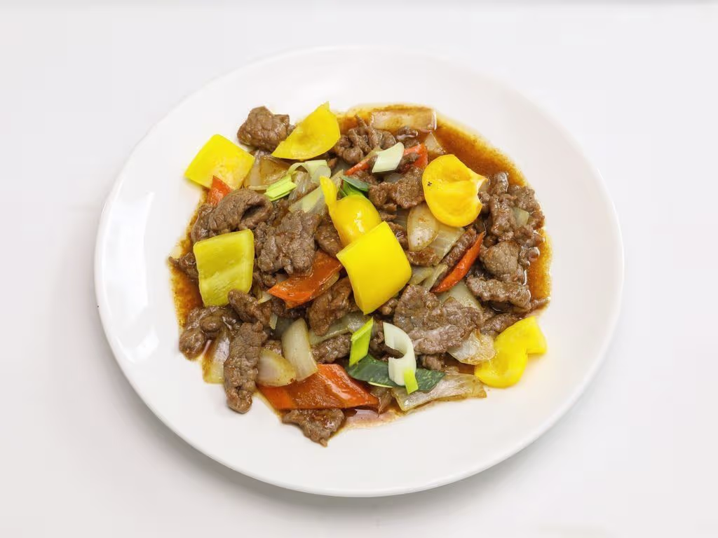 Rindfleisch mit Paprika