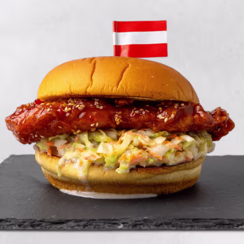 Korean Fried Chicken Burger