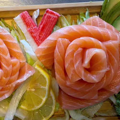Lachs Sashimi (10 Stück)