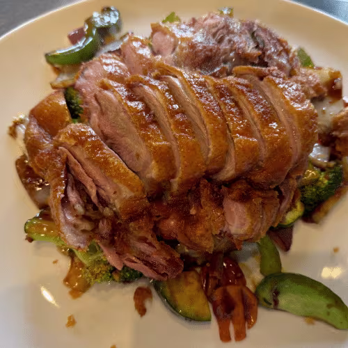 Ente mit Wok-Gemüse