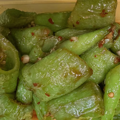 Gegrillte Pfefferoni
