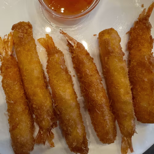 Tempura Kokos-Garnelen (6 stück )