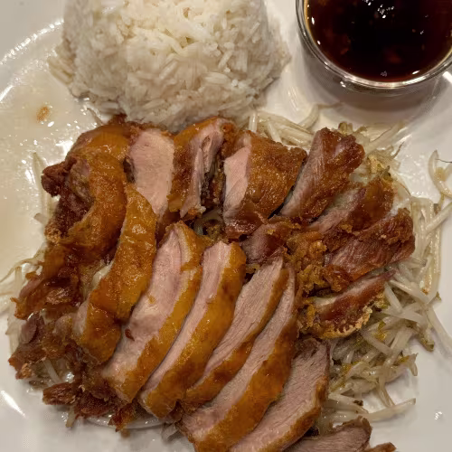 Ente mit Sojasprossen