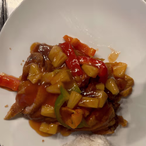Ente süß-sauer