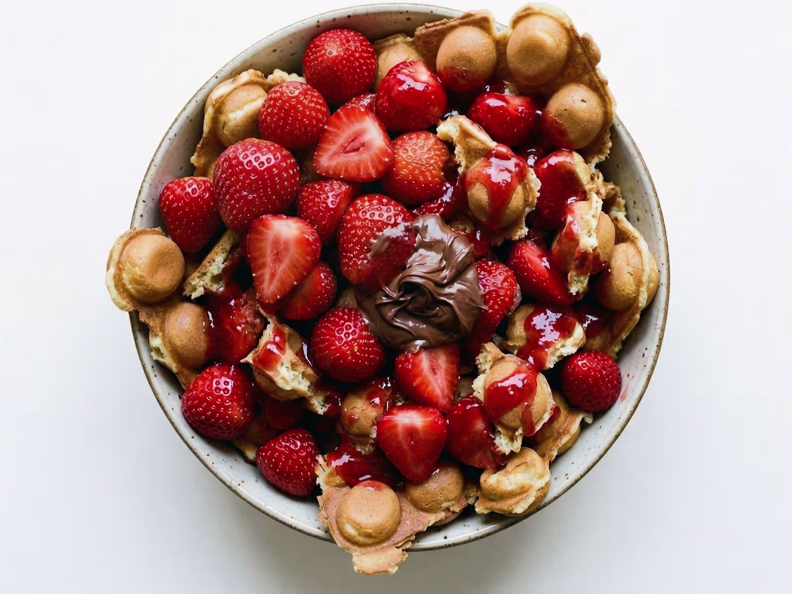 Berry Style Waffle Bowl