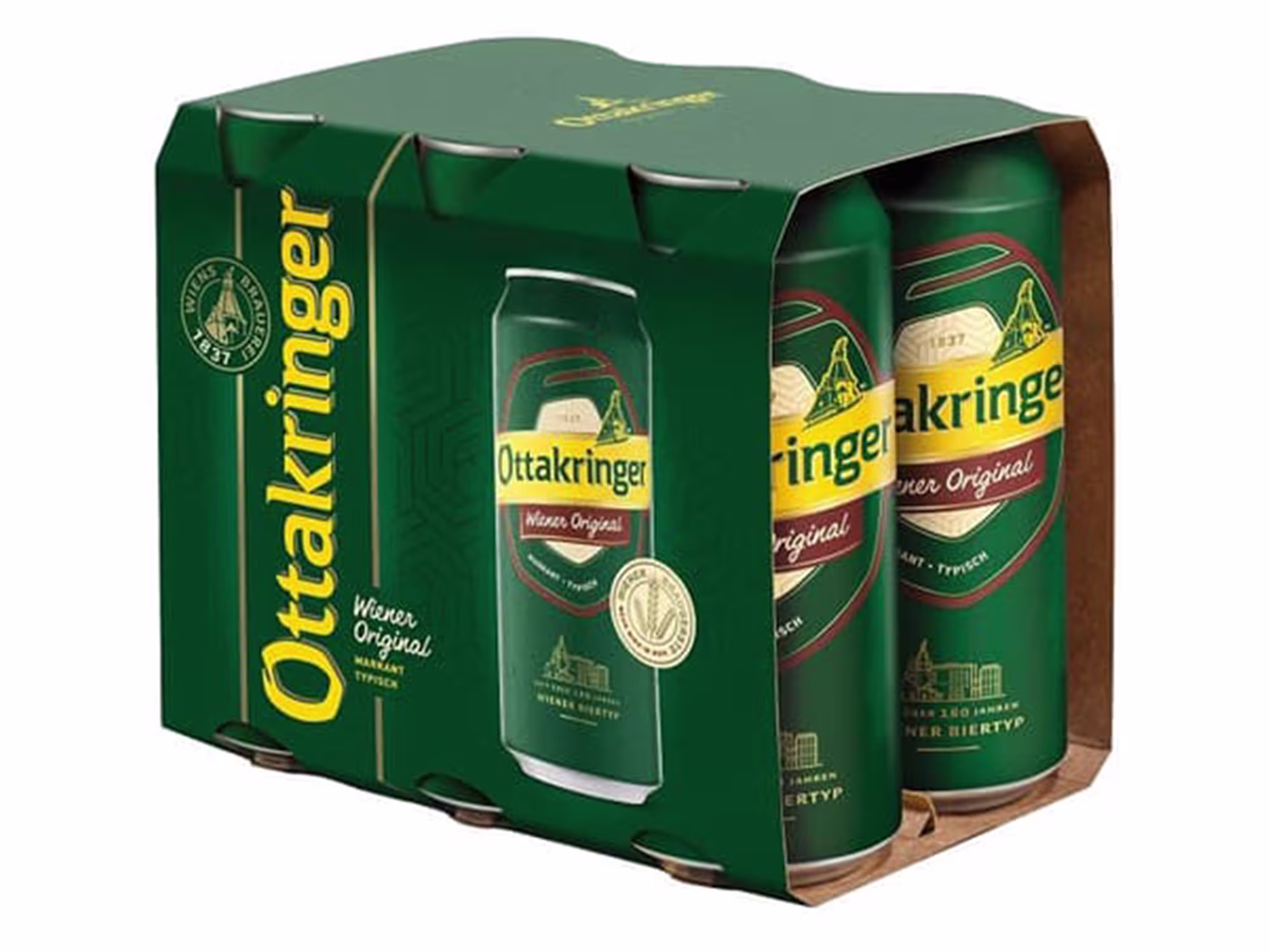 6-er Pack Wiener Original 0,5l Dosen