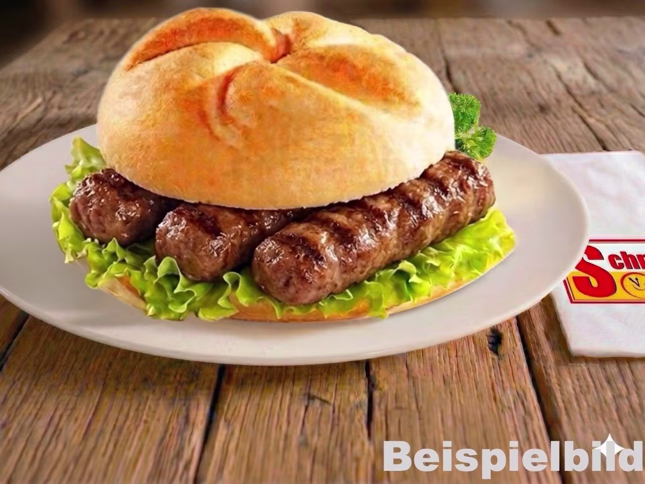 Cevapcici-Semmel