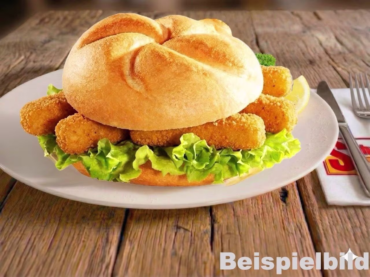 Mozzarellastick-Semmel