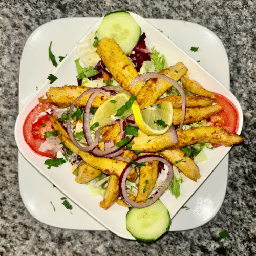 Hühnerstreifensalat