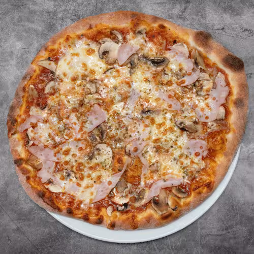 Pizza Prosciutto e Funghi