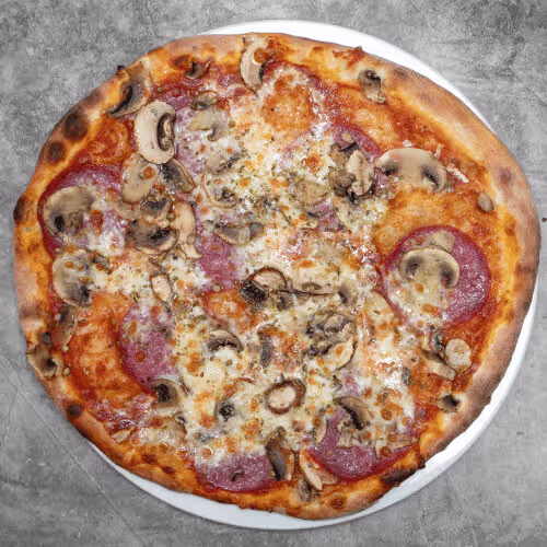 Pizza Salami e Funghi