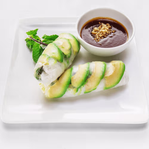Gỏi cuốn bơ (vegan)