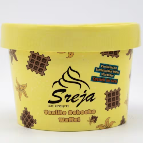Sreja Ice Vanille Kakao Waffel 400ml