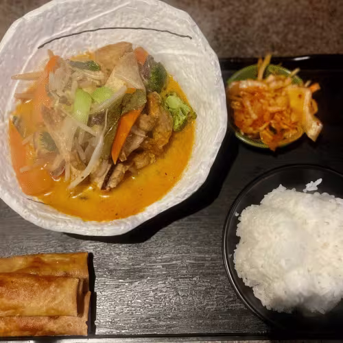 Thai Curry mit Tofu und Gemüse