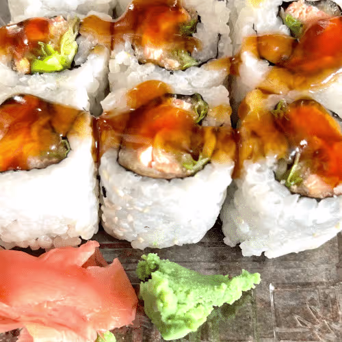 Knusprige Lachs Maki