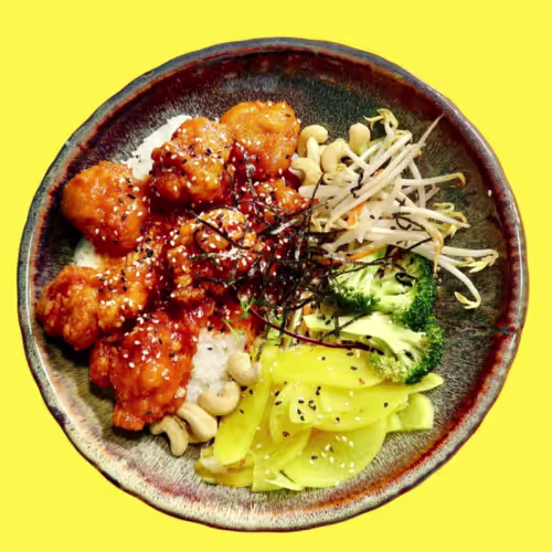 Korean Crispy Chicken Bowl
