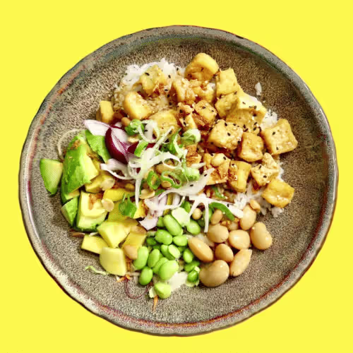 Peanut Tofu Bowl