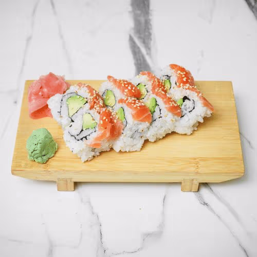 Lachs Sesam Maki (8 Stück)
