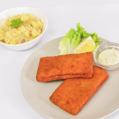 Gebratener Fisch Menü