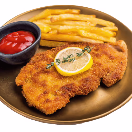 Bauern Schnitzel Menü