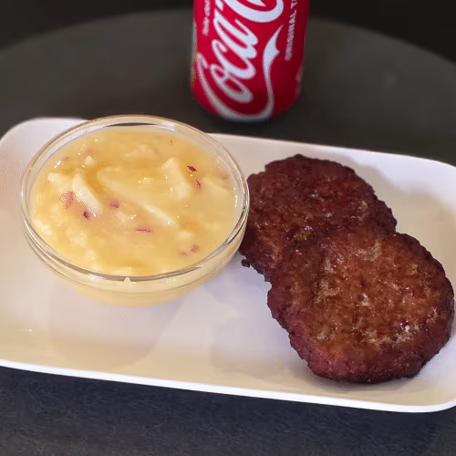Fleischlaibchen Menü