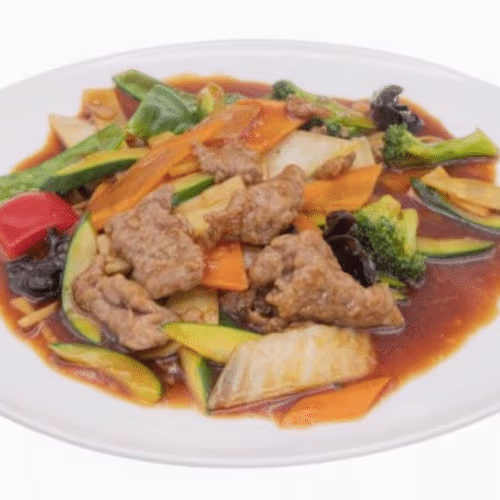 Rindfleisch nach Szechuan Art (scharf)