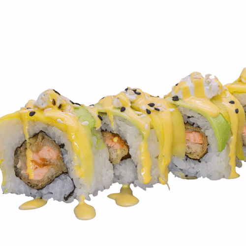 Philadelphia Tempura Lachs Roll (8 Stück)