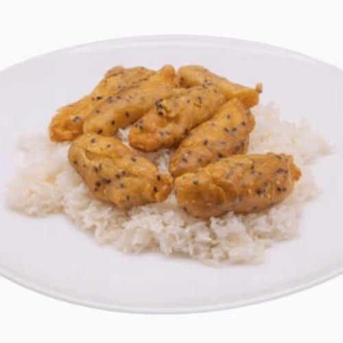 Sesam Chicken mit Nudeln Box