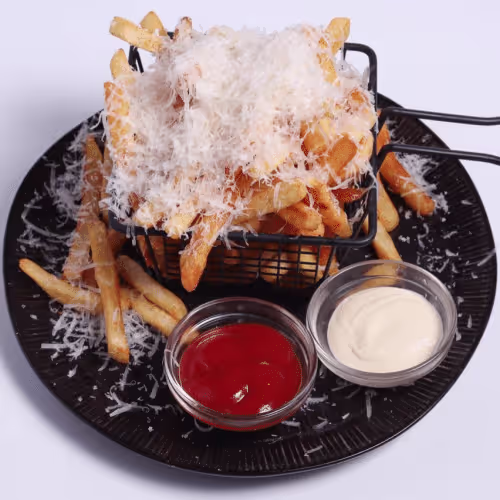 Purzls Pommes mit Parmesan