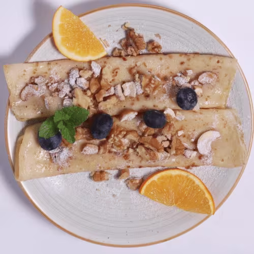 Palatschinken mit Schokocreme 2 Stück
