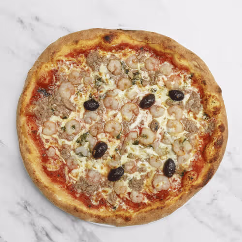 Pizza Gamberetti, Ø 50cm