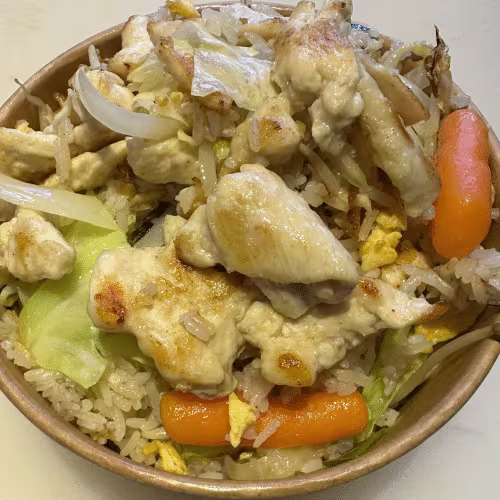 Gegrilltes Huhn Eierreis