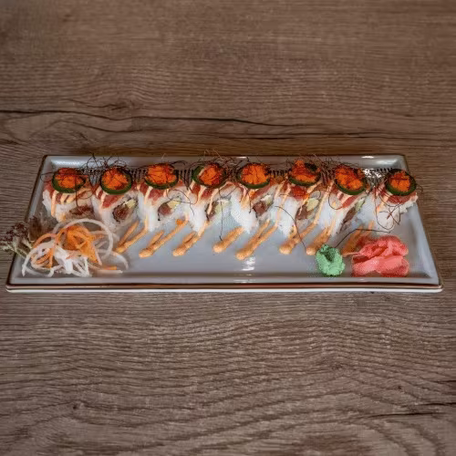 Spicy Sake Roll (8 Stück)