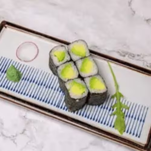 Hosomaki mit Avocado (6 Stück)