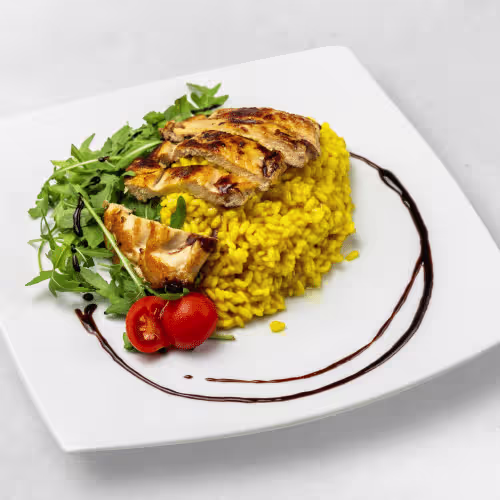 Risotto Zafferano con Pollo