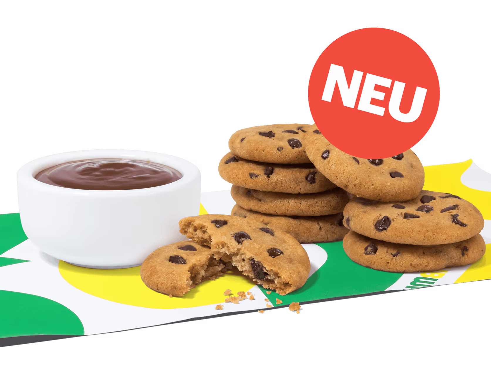 Mini Cookies mit Caramel Sauce